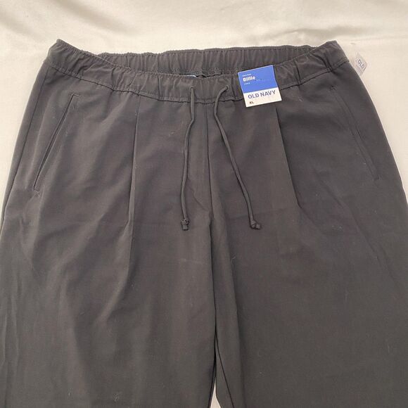 NWT Old Navy Black Pants Billie High Rise Ankle Pull On Pockets Womens XL - Picture 3 of 12